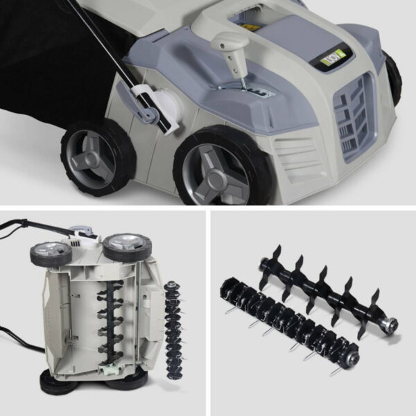 VOLTR – Scarificateur électrique gazon 1800W – Outil 2en1 aérateur et démousseur pelouse 5