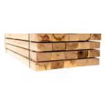 Lot de 10 traverses en chêne massif - 1,2 m × 200 × 100 mm (non traité)