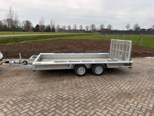 Remorque plateau Henra 3,5 t - Capacité 3 500 kg, robuste et polyvalente