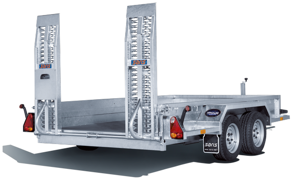 Remorque porte-engins 3T - Robuste, sûre et prête à l'emploi