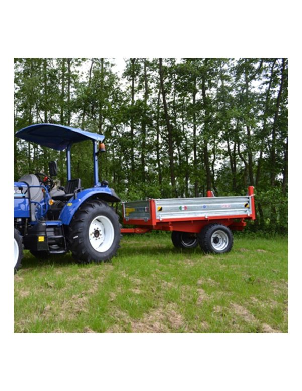 TRI-BENNE BOXER HT30-3Z - Remorque basculante ultra-robuste pour chantiers