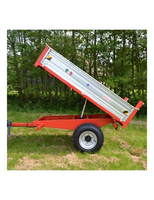 TRI-BENNE BOXER HT30-3Z - Remorque basculante ultra-robuste pour chantiers