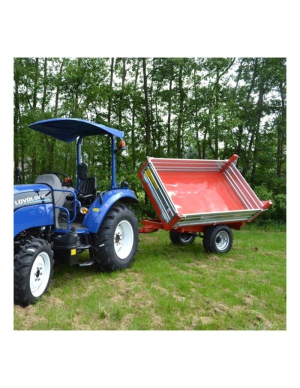 TRI-BENNE BOXER HT30-3Z - Remorque basculante ultra-robuste pour chantiers