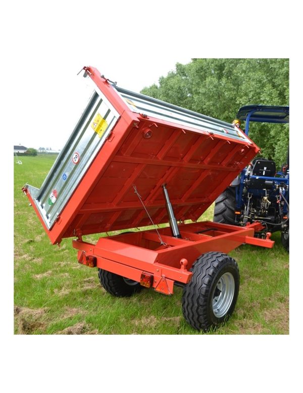 TRI-BENNE BOXER HT30-3Z - Remorque basculante ultra-robuste pour chantiers