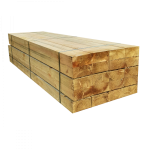 Lot de 20 traverses bois vert traité UC3 - 2,4 m x 200 × 100 mm, robustes et durables pour extérieur