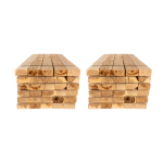 Lot premium : 60 traverses en chêne massif 240 × 20 × 10 cm (non traitées)