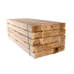 Lot de 30 traverses de chemin de fer en chêne massif - 2600 x 250 x 150 mm - Robustes et élégantes