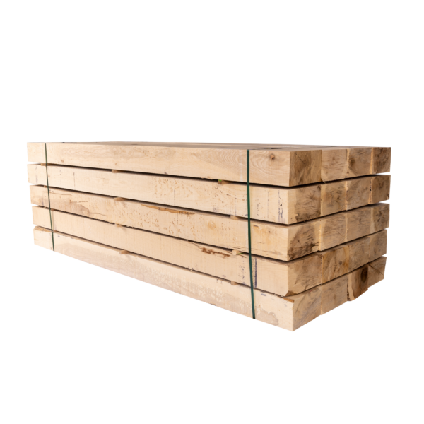 Lot de 30 traverses de chemin de fer en chêne massif - 2600 x 250 x 150 mm - Robustes et élégantes