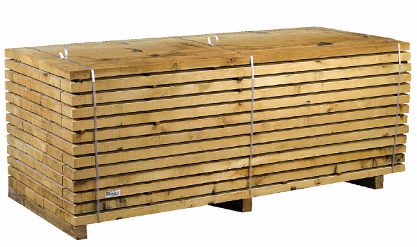 Lot premium - 50 Planches en Chêne Massif 2400 × 150 × 50 mm