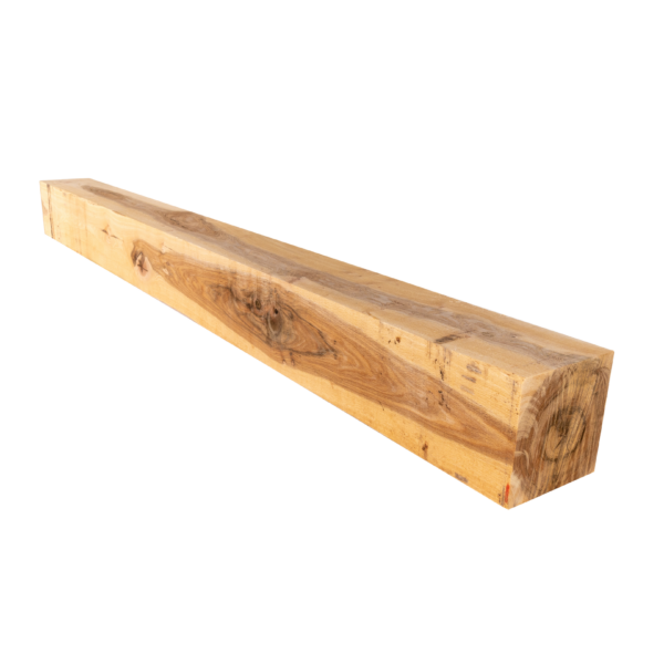 Poutre massive en chêne brut 2400 × 200 × 200 mm - Élégance et robustesse