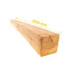 Poutre/Poteau en chêne massif 3000×150×150 mm - Solidité et charme naturel