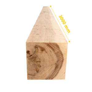 Poutre en chêne massif 3 m (175 x 175 mm) - Robustesse et charme naturel